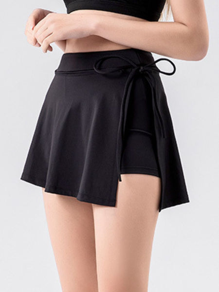 High Waist Active Skort with Pockets