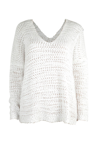 Angel Wings Single Shoulder Long Sleeve Sweater