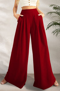 High Waist Wide Leg Pants