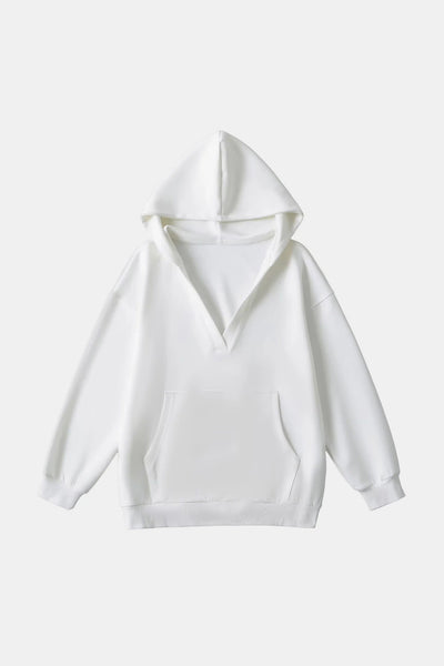 Basic Bae Kangaroo Pocket Long Sleeve Hoodie