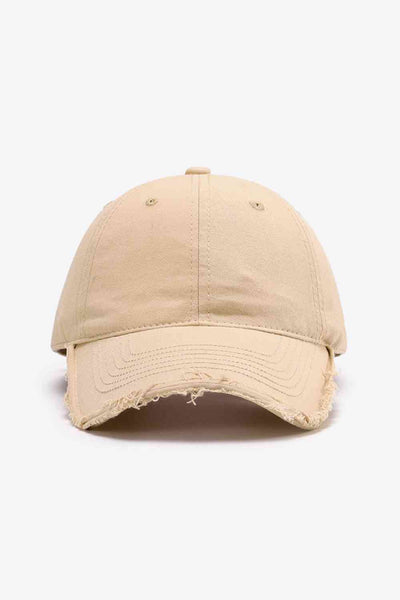 Distressed Adjustable Baseball Cap